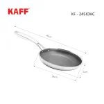 Chảo inox đáy tổ ong chống dính KAFF KF - 245IOHC