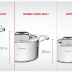 Bộ nồi inox Nagakawa Haru NAG1355