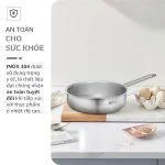 CHẢO INOX OLIVO P2055 Kèm nắp