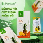 Thơm sấy dẻo Nonglamfood - Hộp 100g